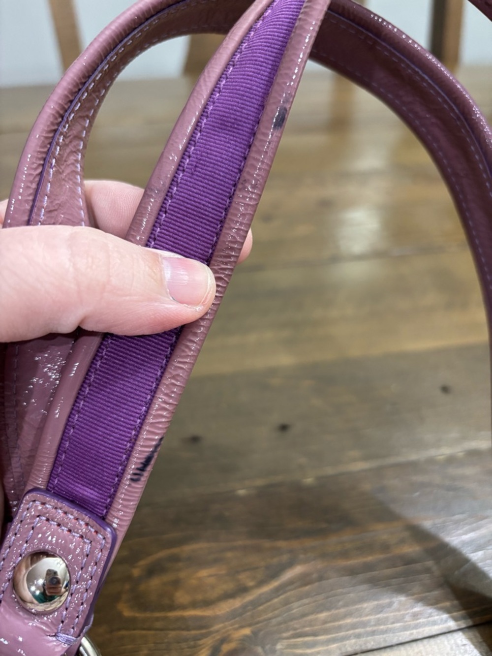 Coach Poppy Slim Glam Tote Bag - Picture 9 of 9